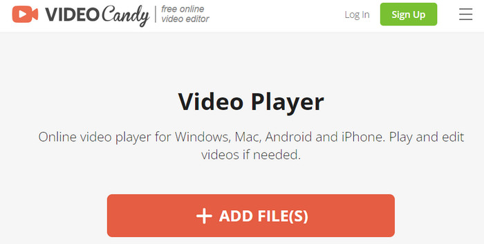 Video Candy Online-Videoplayer