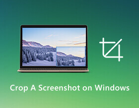 Snijd een screenshot bij in Windows