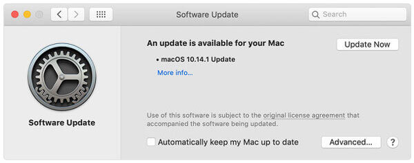 Uppdatera MacOS