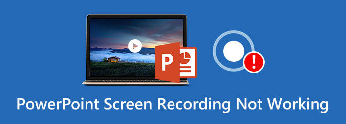 La registrazione dello schermo di PowerPoint non funziona