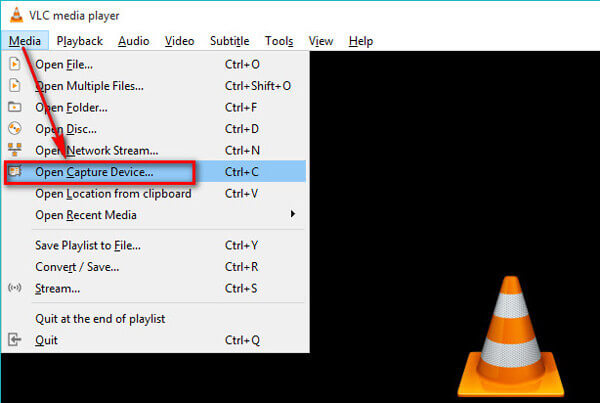 advanced controls for record button on mac vlc