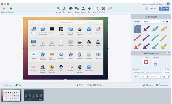 apowersoft snipping tool for mac