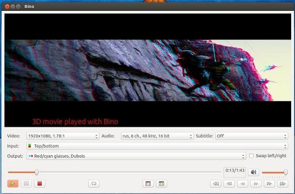 stereoscopic 3d player mkv