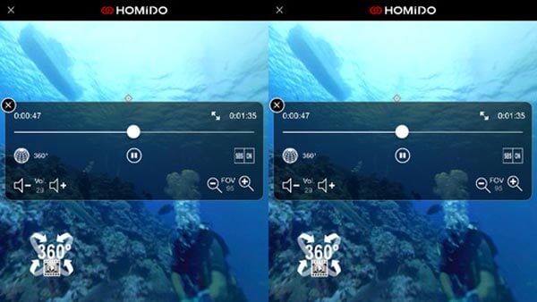 Homido VR-speler