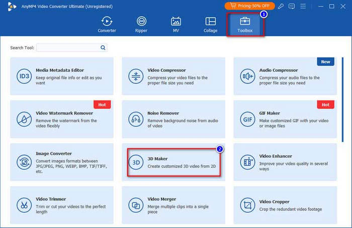 Video Converter Ultieme 3D Maker