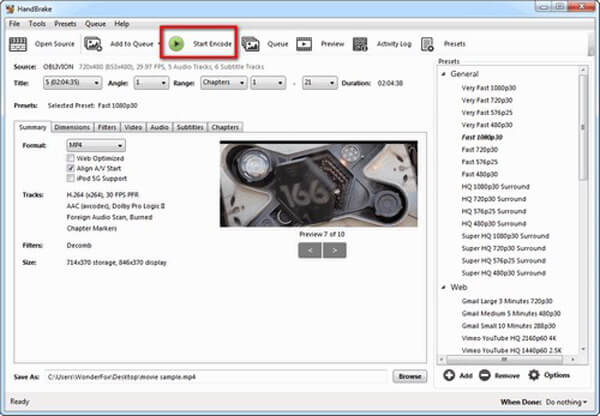 alternative to handbrake for ripping copy protected dvds