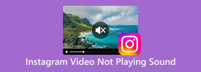 Vídeo do Instagram não reproduz som