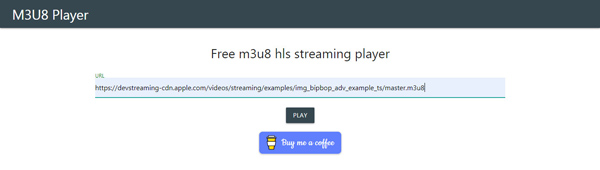 M3U8 player