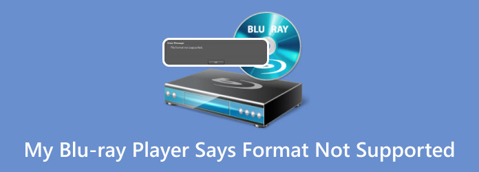 Blu-ray-spilleren min sier at formatet ikke støttes