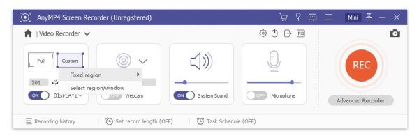 Set Screen Area