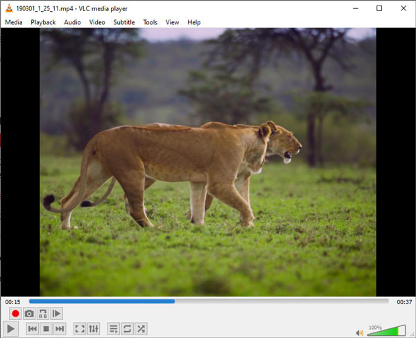 Resize Video VLC