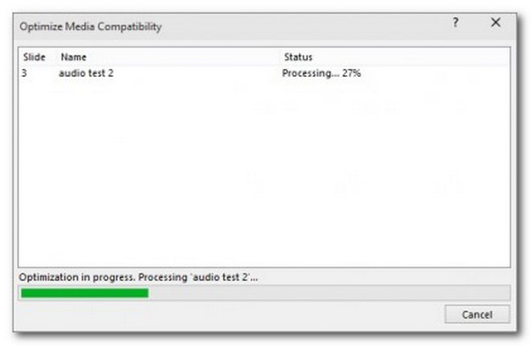 Process Optimize Media Compatibility