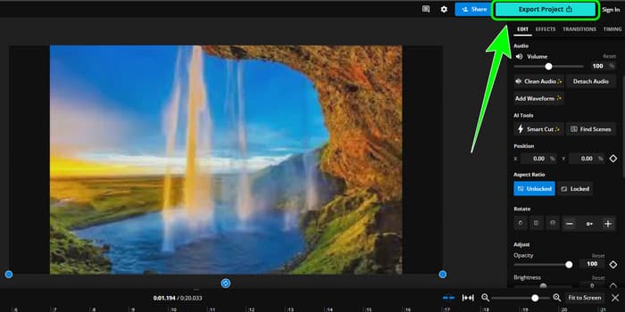 Export Reverse Video