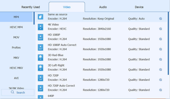 Video Converter Ultimate Format Custom Profile