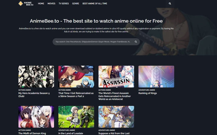 Animebee Kissanime Alternative