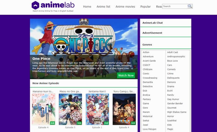 Animelab 9anime vaihtoehto