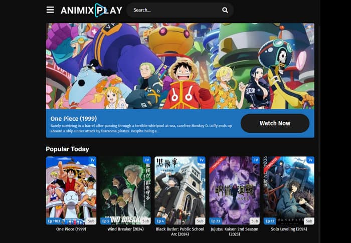 Alternatywa dla Animixplay Kissanime