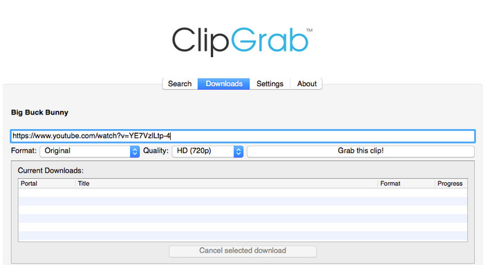 Clipgrab alternativa a Offliberty