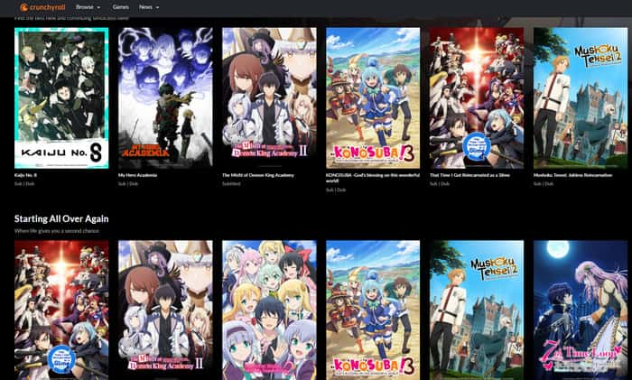 Alternatywa dla Crunchyroll Kissanime