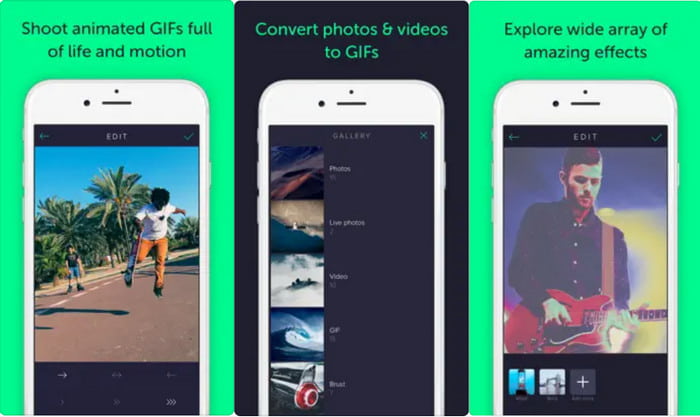 Gifstory Edytor Gif na Androida na iPhone'a