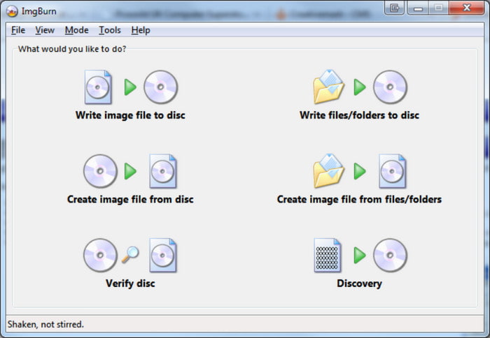 Imgburn MP4 para gravador de DVD gratuito