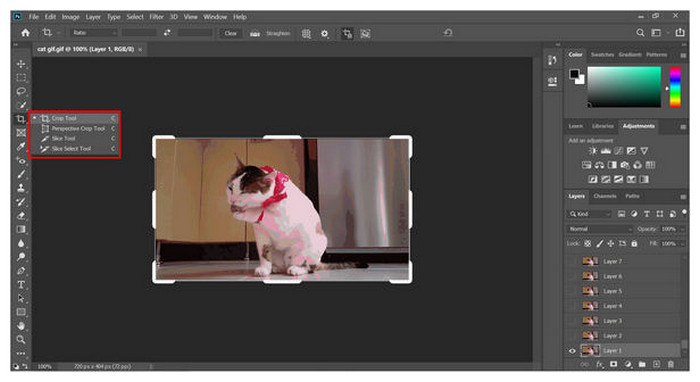 Interfaccia di Adobe Photoshop