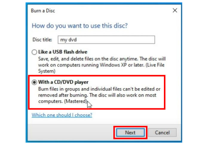 Grabar DVD en Windows con un reproductor de DVD