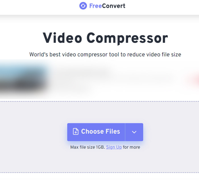 Freeconvert Dosyaları Seçin Yükle