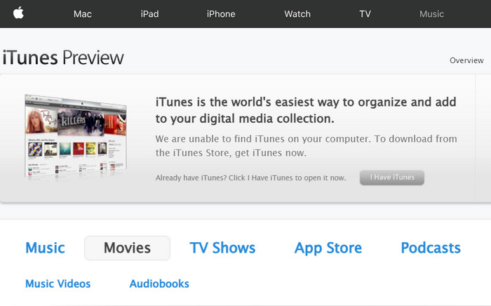 iTunes Store Yesmovies