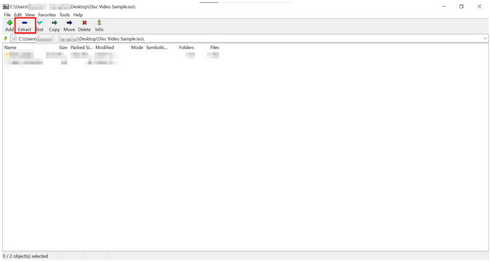 Descomprimir iso Extraer