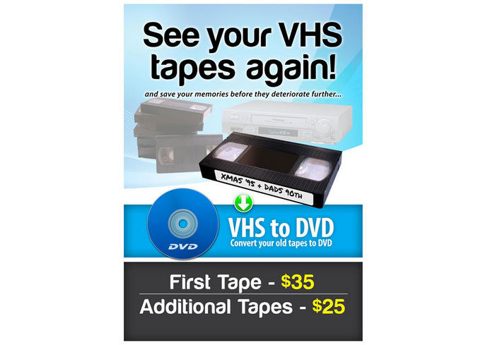 Vhs till DVD-tjänst