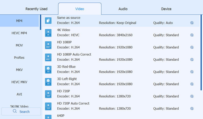 Conversor de vídeo Ultimate Output Format