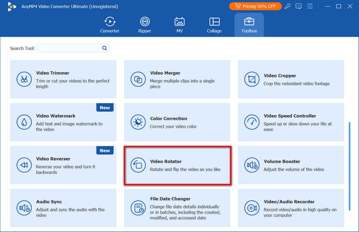 Video Converter Ultimate Video Rotator - Datei hochladen