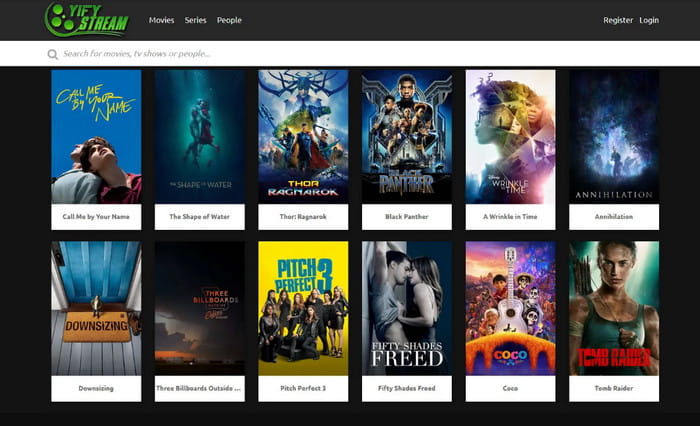 Alternativa a Yify Vumoo