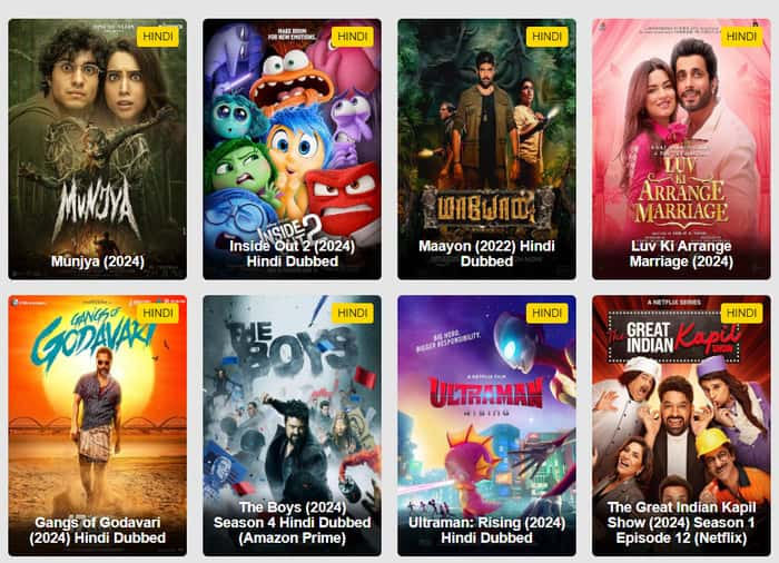 Yomovies-nettsteder som Popcorn Time