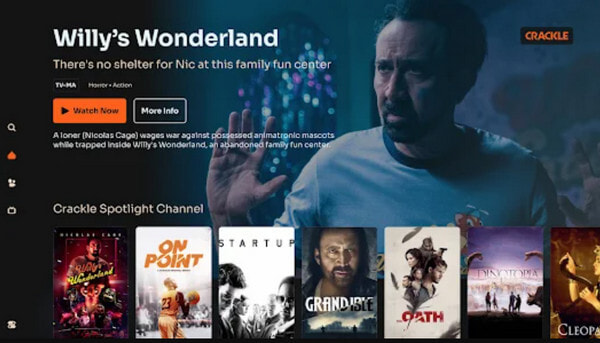 Crackle, el mejor sitio de películas gratis en línea