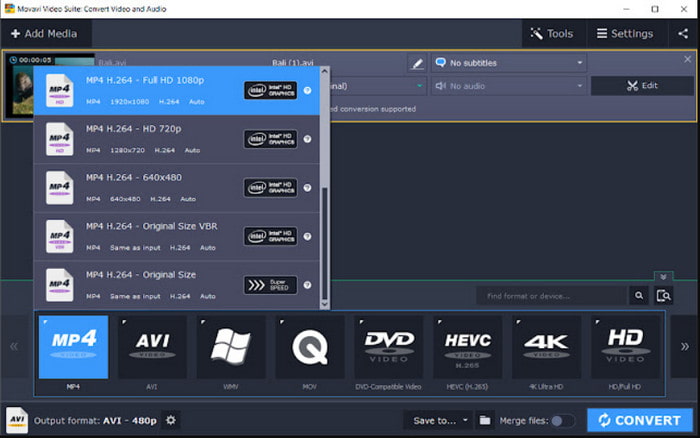 Movavi Video Converter Çıkış Formatı Mxf Mp4