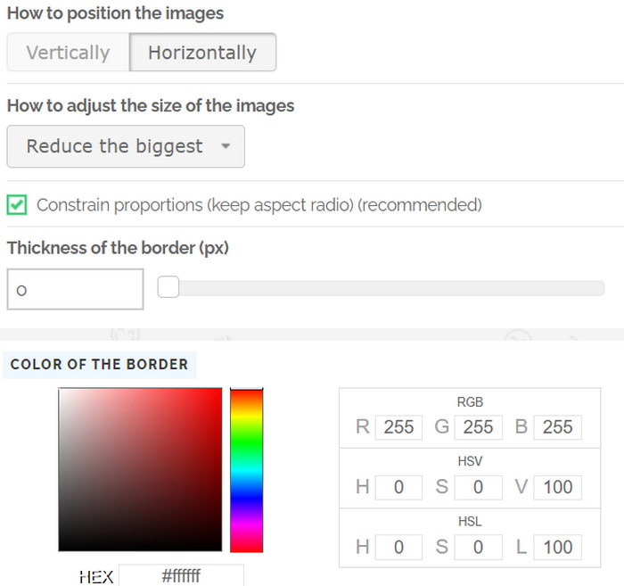 Pinetools Position Border Color Size