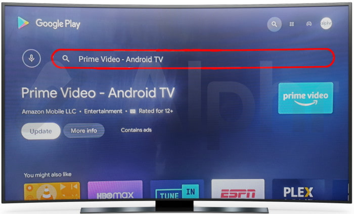 Aktualisieren Sie die Prime Video-App für Smart TV