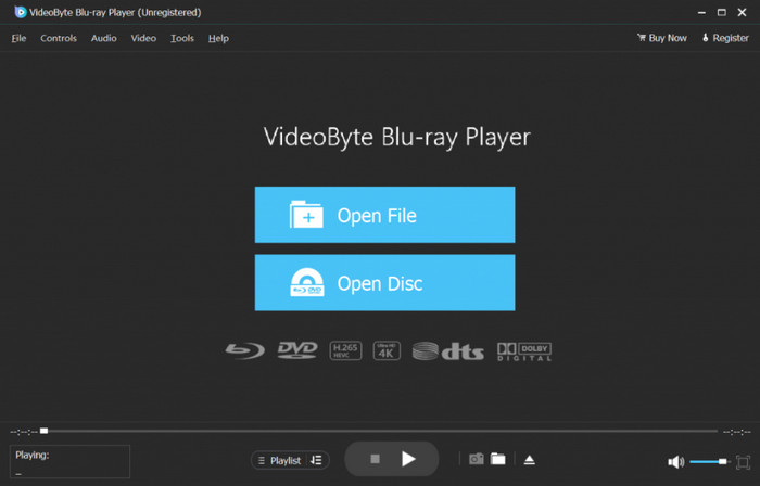 Videobyte Blu Ray-speler Open schijf