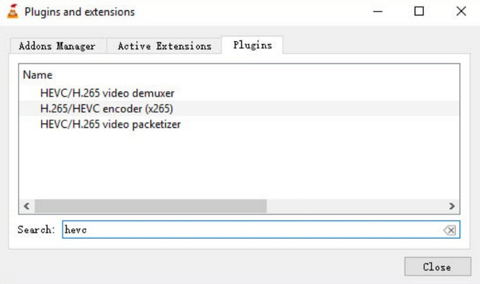 Vlc Search Hevc Check Plugins