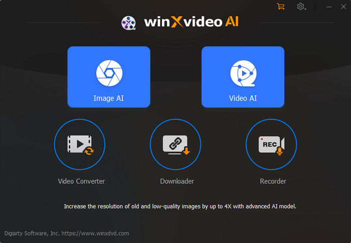 Convertidor de 4K a 1080p Winxvideo AI