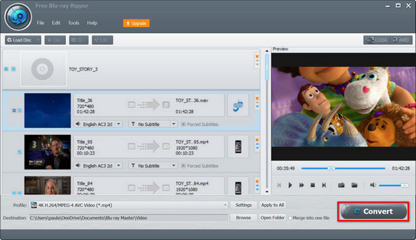 Convertir Blu Ray a MP4