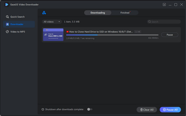 Easeus Video Downloader
