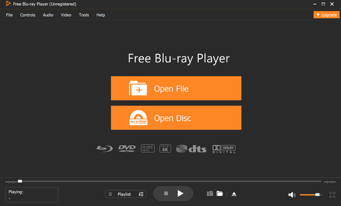 Gratis Blu-rayspeler Open bestand