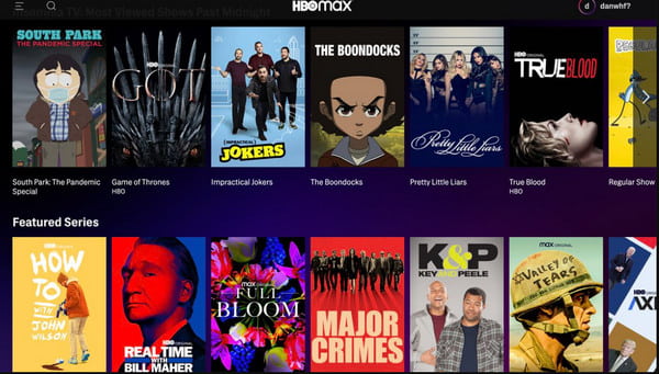 Max Streaming, похожий на Netflix