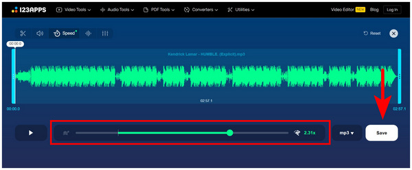 123apps Tool Audio Speed