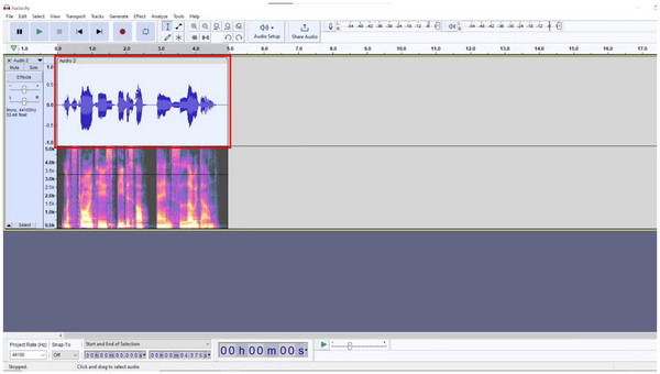 Audacity Select Audio