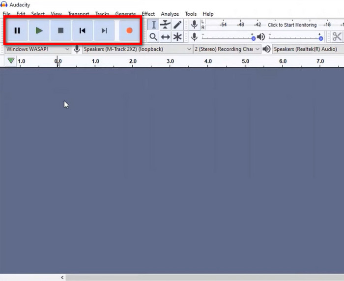 Audacity Start Recording Export