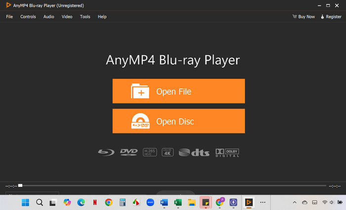 Blu Ray Player Open File